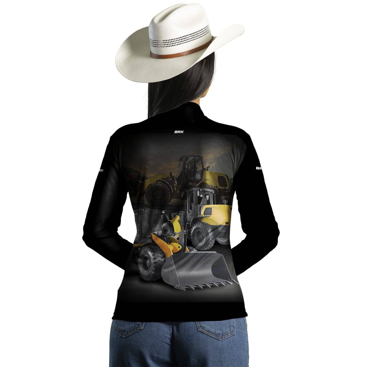 Camisa Agro Brk Pá Carregadeira NH com Proteção Solar UV50+