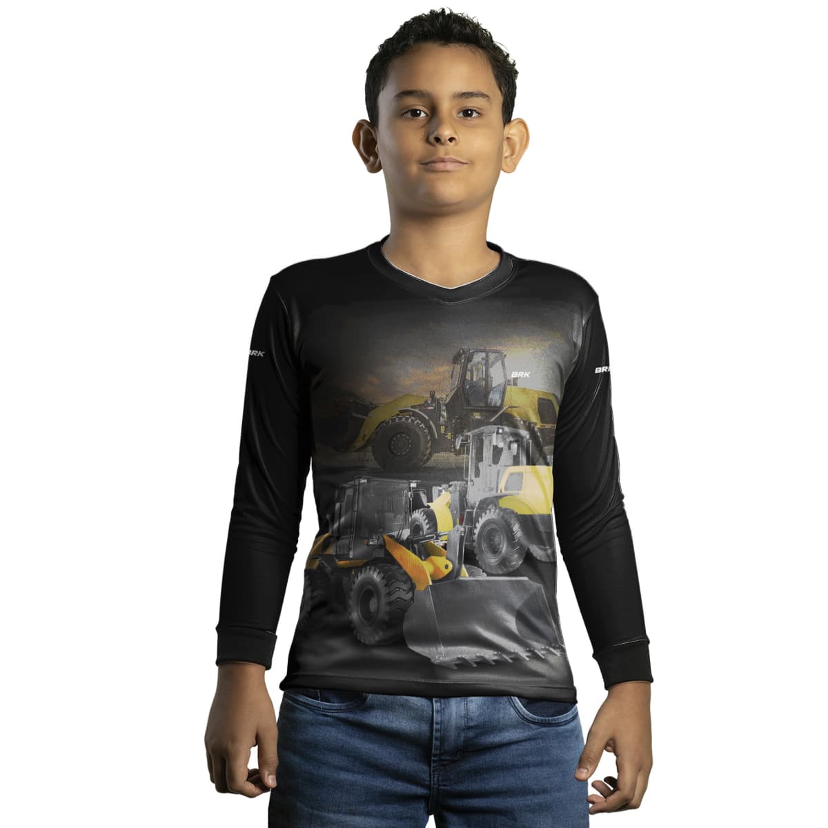 Camisa Agro Brk Pá Carregadeira NH com Proteção Solar UV50+