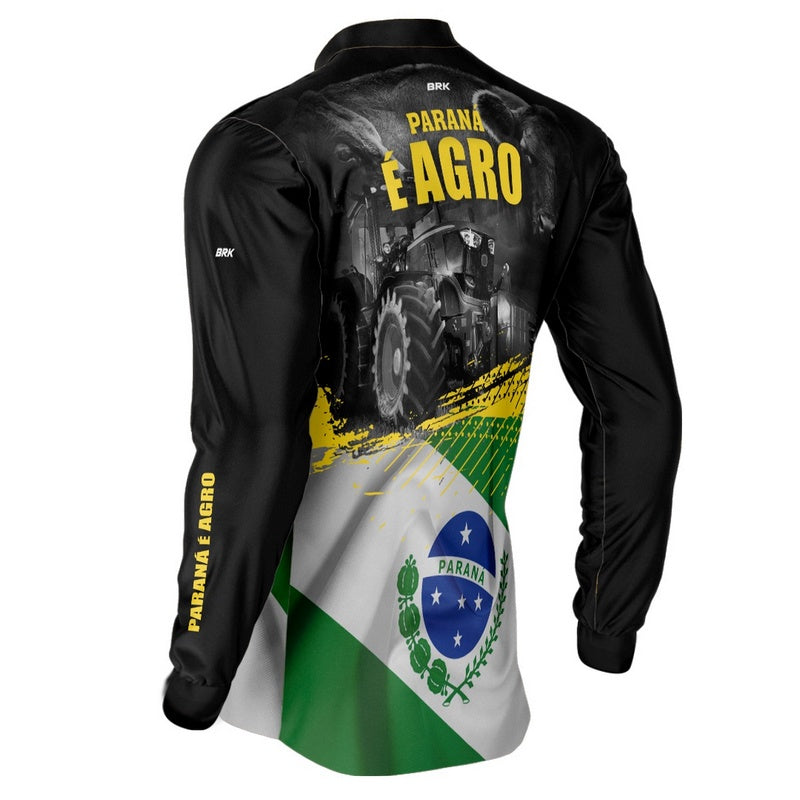 Camisa Agro Brk Paraná é Agro com Proteção Solar UV50+