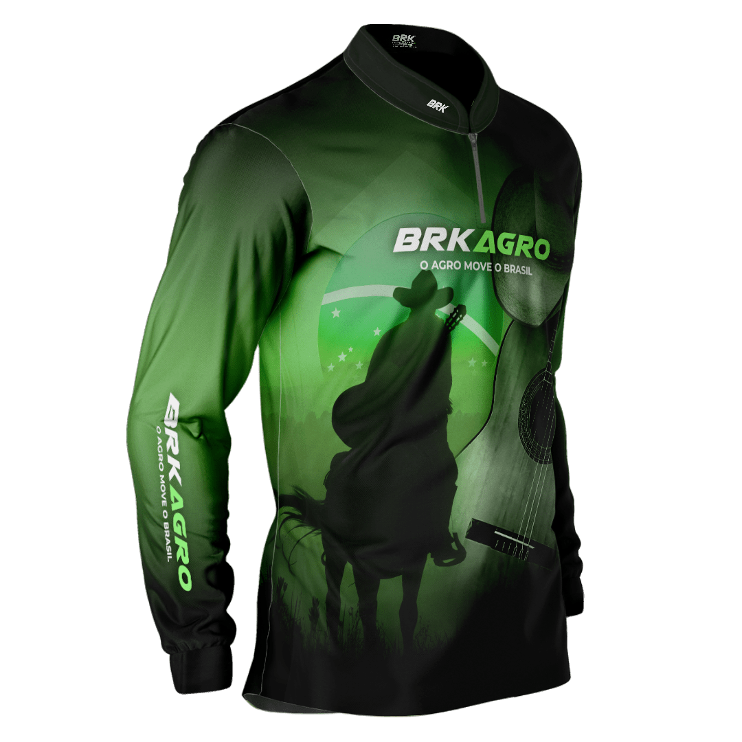 Camisa Agro Brk Country Violeiro com Proteção Solar UV50+