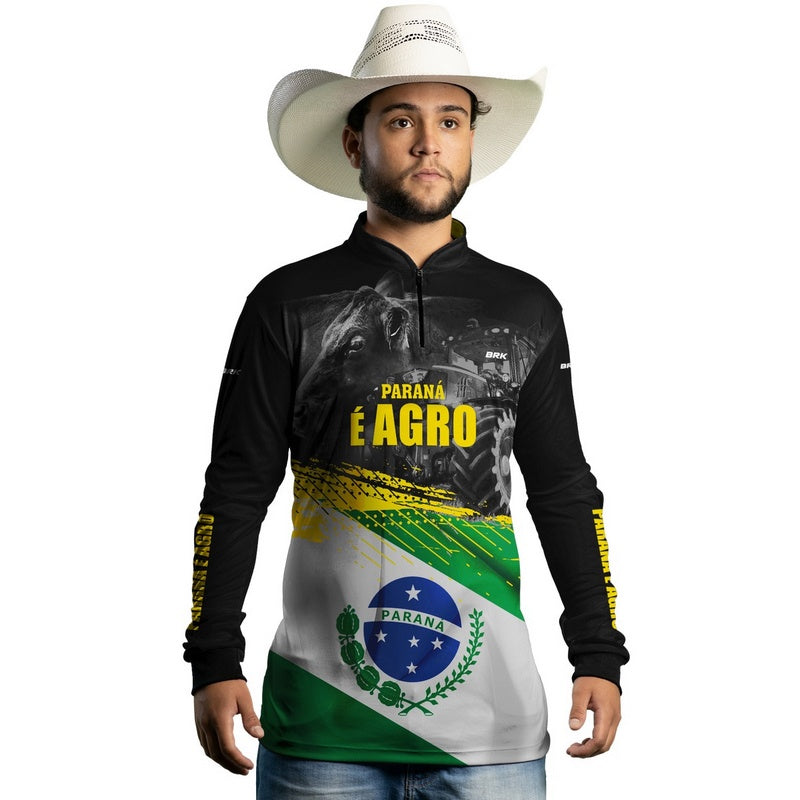 Camisa Agro Brk Paraná é Agro com Proteção Solar UV50+