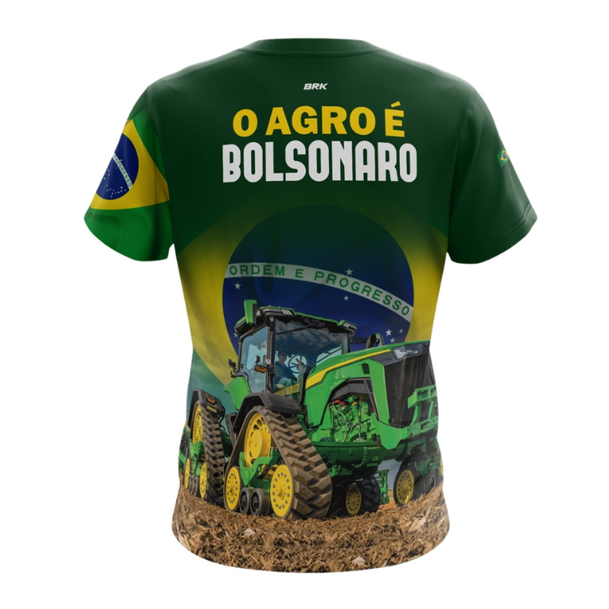 Camiseta Brasil Patriota Agro com Bolsonaro Envio Imediato