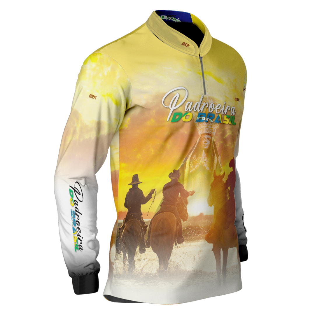 Camisa Agro Brk Padroeira do Brasil com Proteção Solar UV50+
