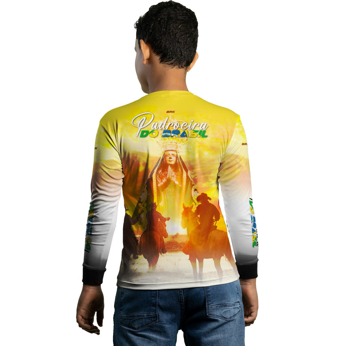 Camisa Agro Brk Padroeira do Brasil com Proteção Solar UV50+