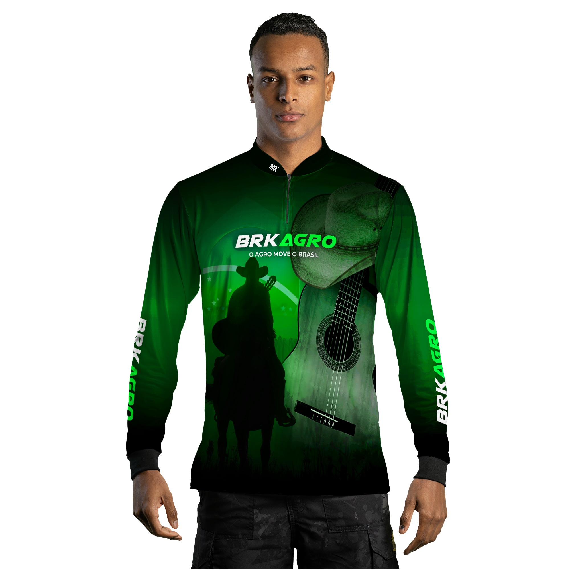 Camisa Agro Brk Country Violeiro com Proteção Solar UV50+