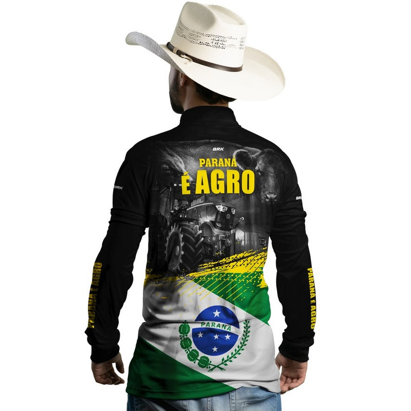 Camisa Agro Brk Paraná é Agro com Proteção Solar UV50+