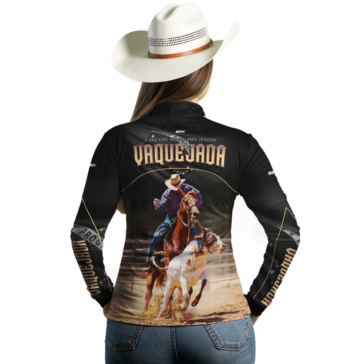 Camisa Agro Brk Vaquejada com Proteção Solar UV50+