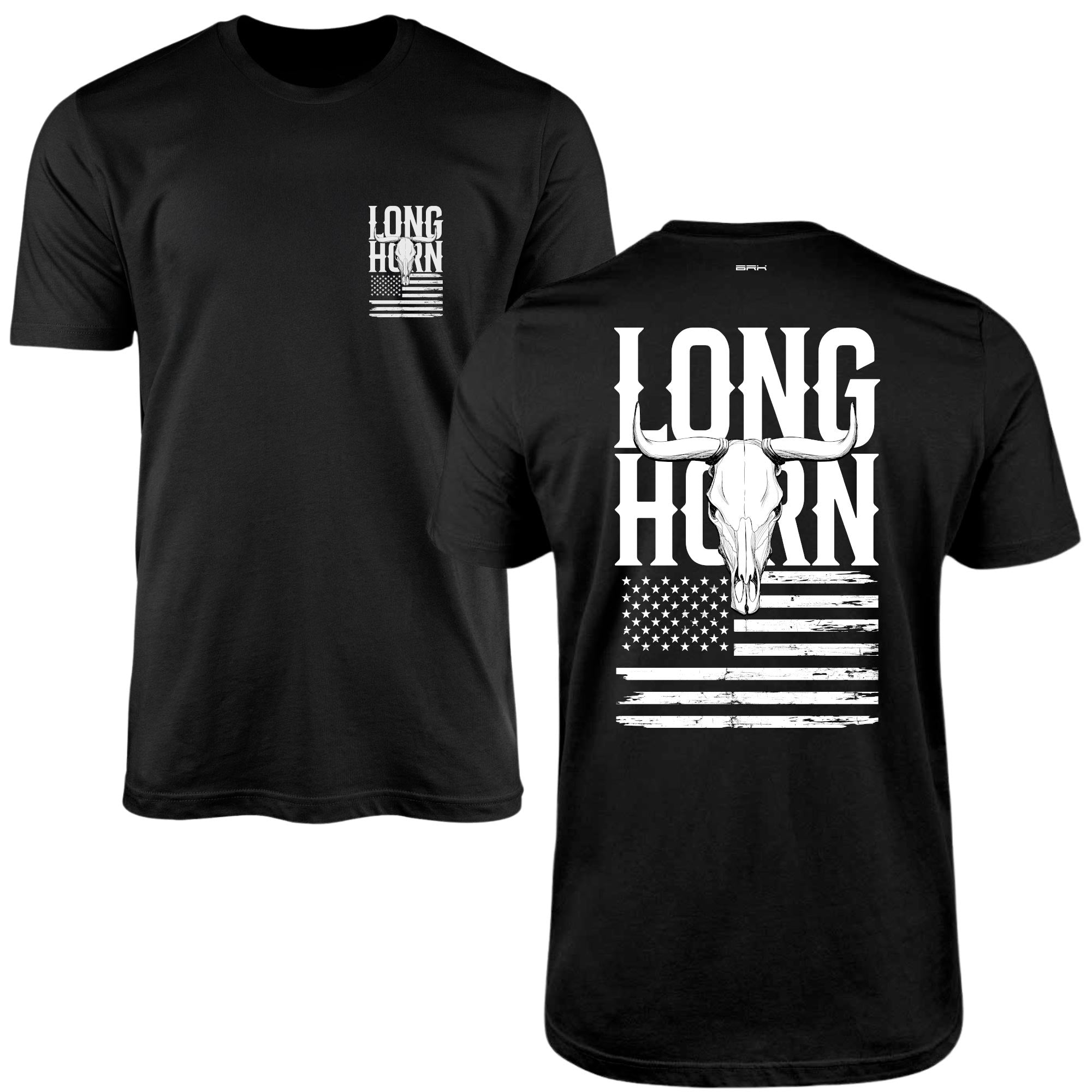 Kit Com 3 Camisetas De Algodão Coleção Long Horn