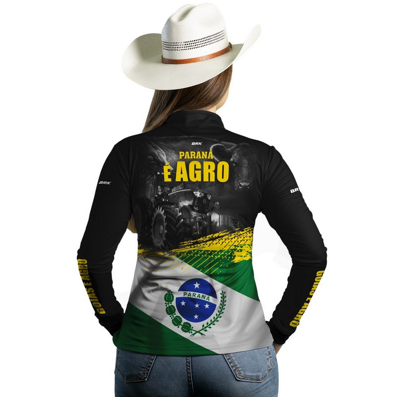 Camisa Agro Brk Paraná é Agro com Proteção Solar UV50+