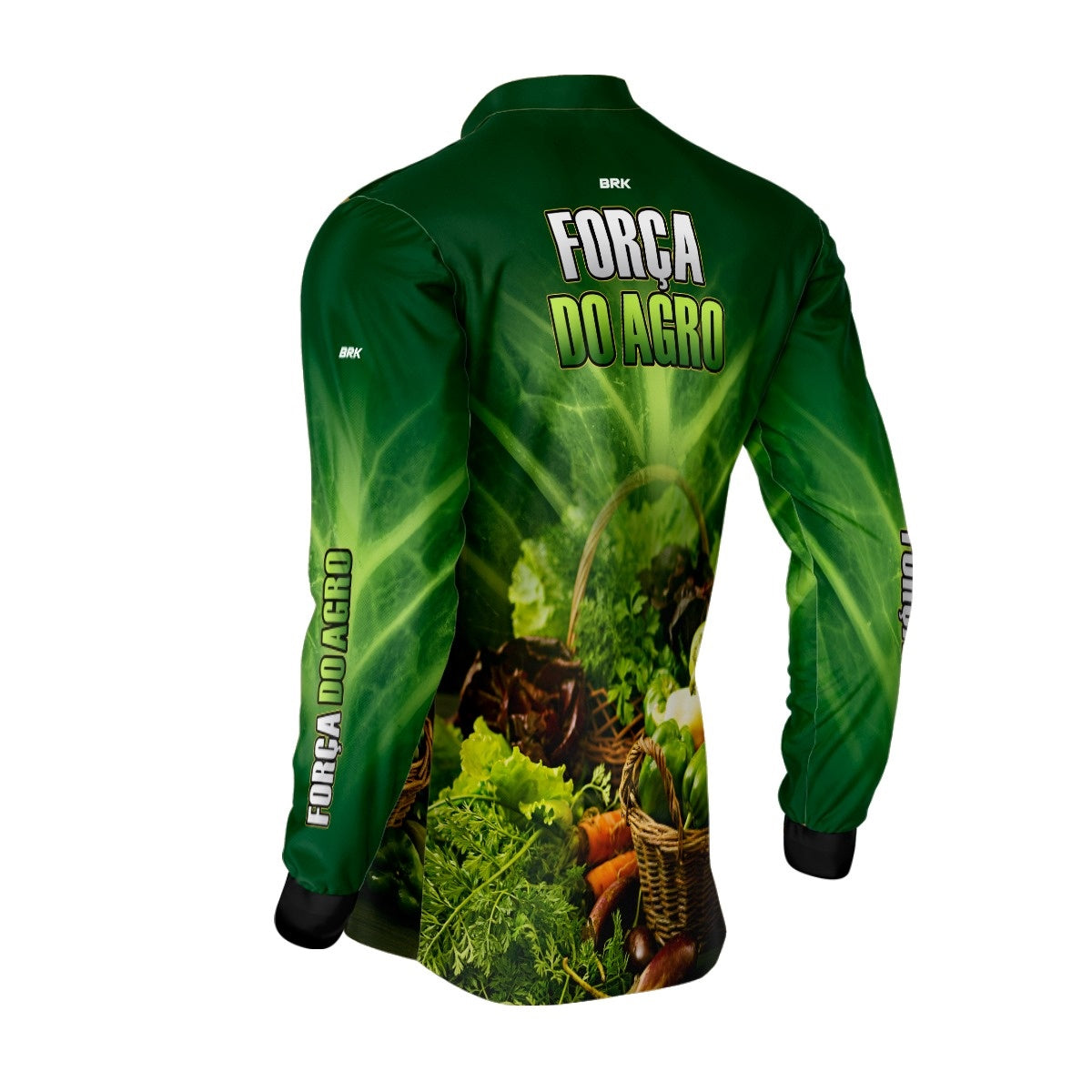 Camisa Agro Brk A Força do Agro Produtor de Hortaliças com UV50+