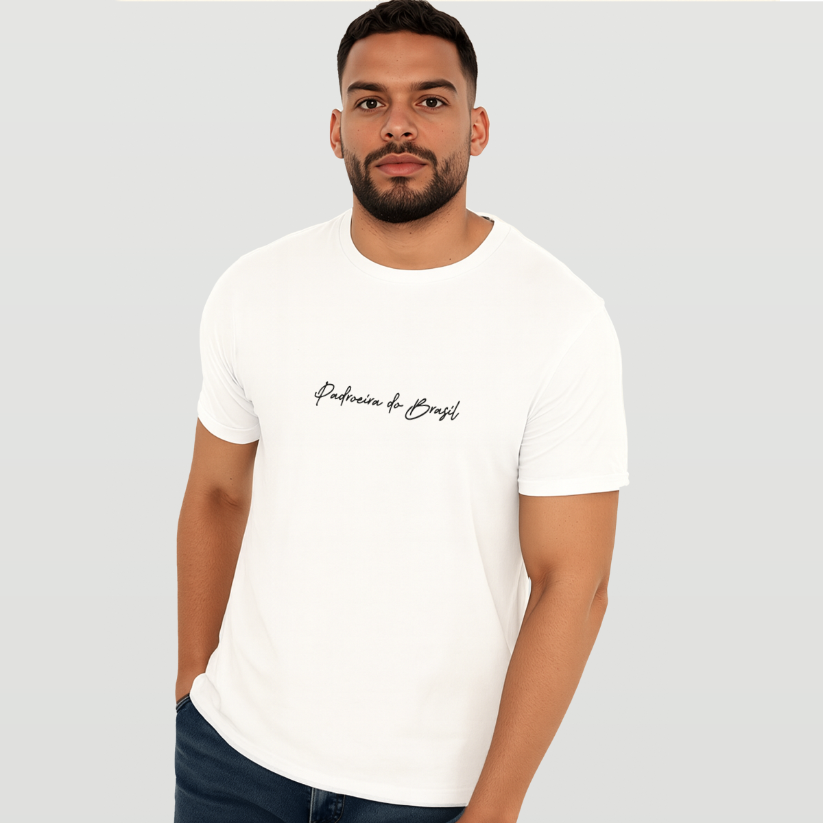 Camiseta Agro Brk Padroeira do Brasil com Algodão Premium