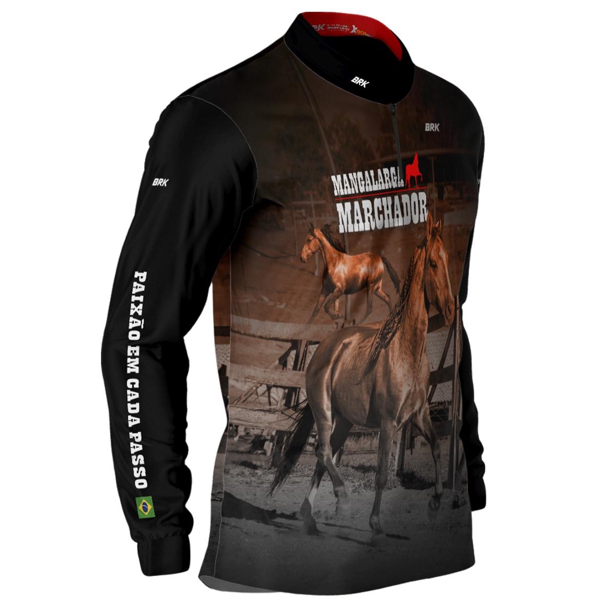 Camisa Agro Brk Mangalarga Machador com Proteção Solar UV50+