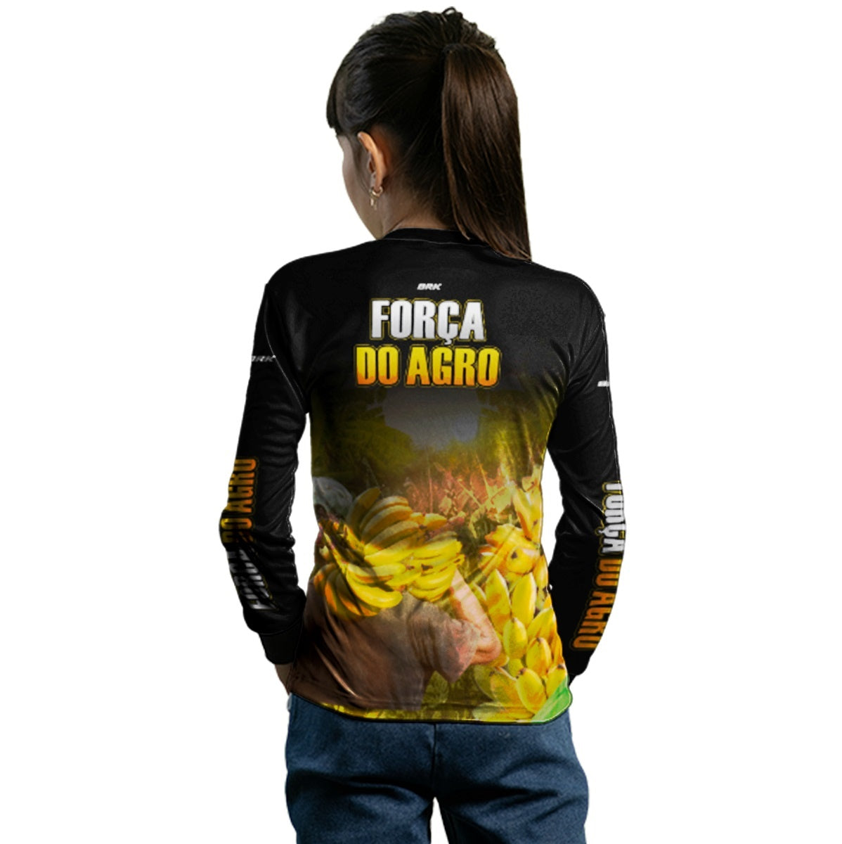 Camisa Agro Brk A Força do Agro Produtor de Banana com Proteção Solar UV50+