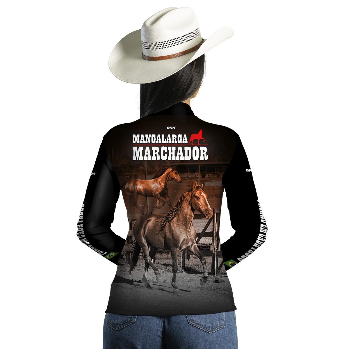 Camisa Agro Brk Mangalarga Machador com Proteção Solar UV50+