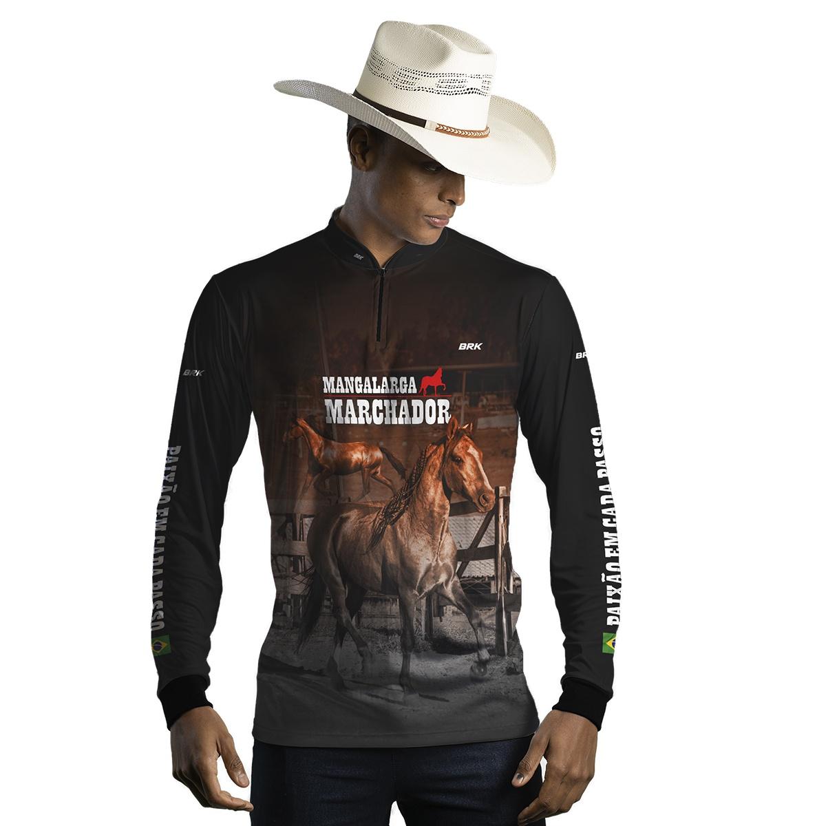 Camisa Agro Brk Mangalarga Machador com Proteção Solar UV50+