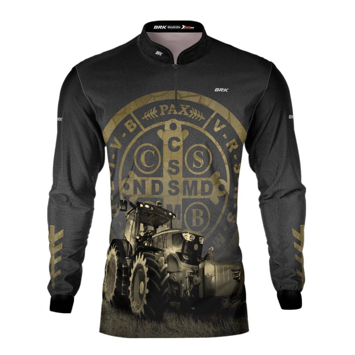 Camisa Agro Brk Medalhão São Bento com UV50+