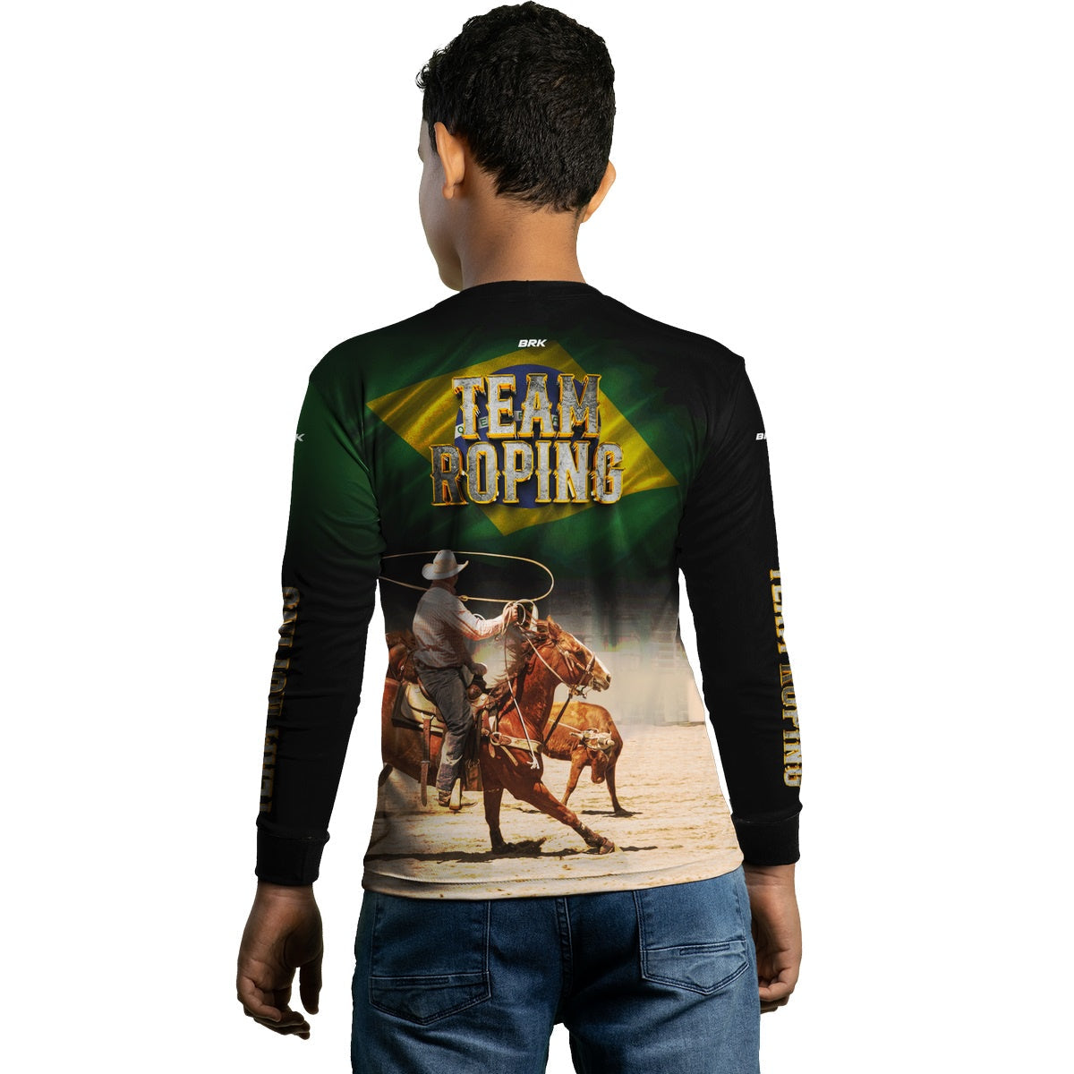 Camisa Agro Brk Team Roping BR Proteção Solar UV50+