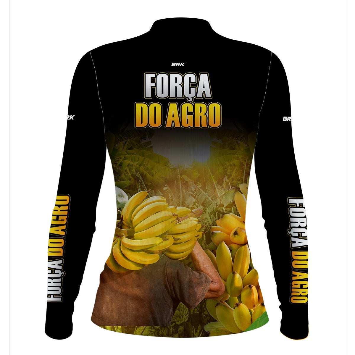Camisa Agro Brk A Força do Agro Produtor de Banana com Proteção Solar UV50+