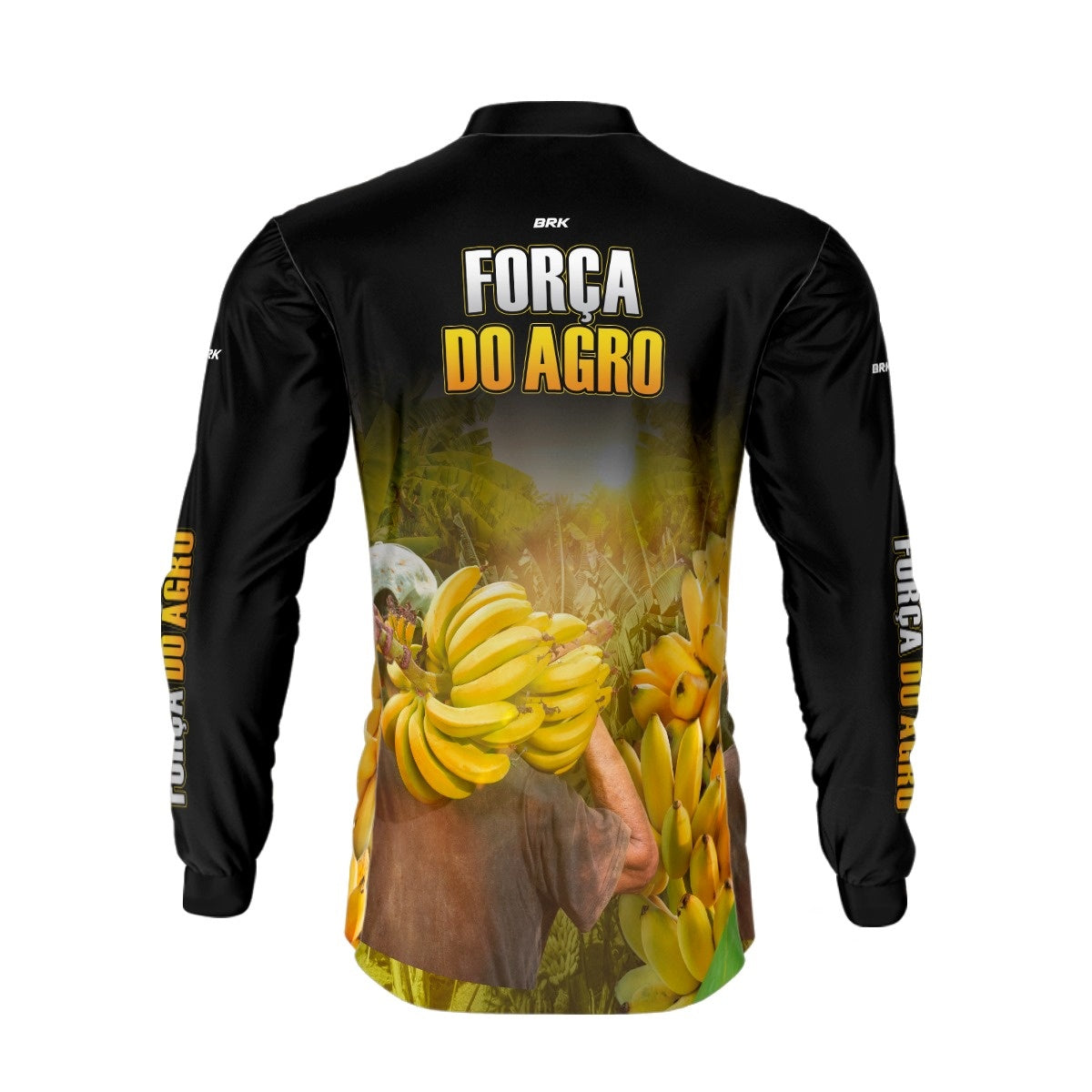 Camisa Agro Brk A Força do Agro Produtor de Banana com Proteção Solar UV50+