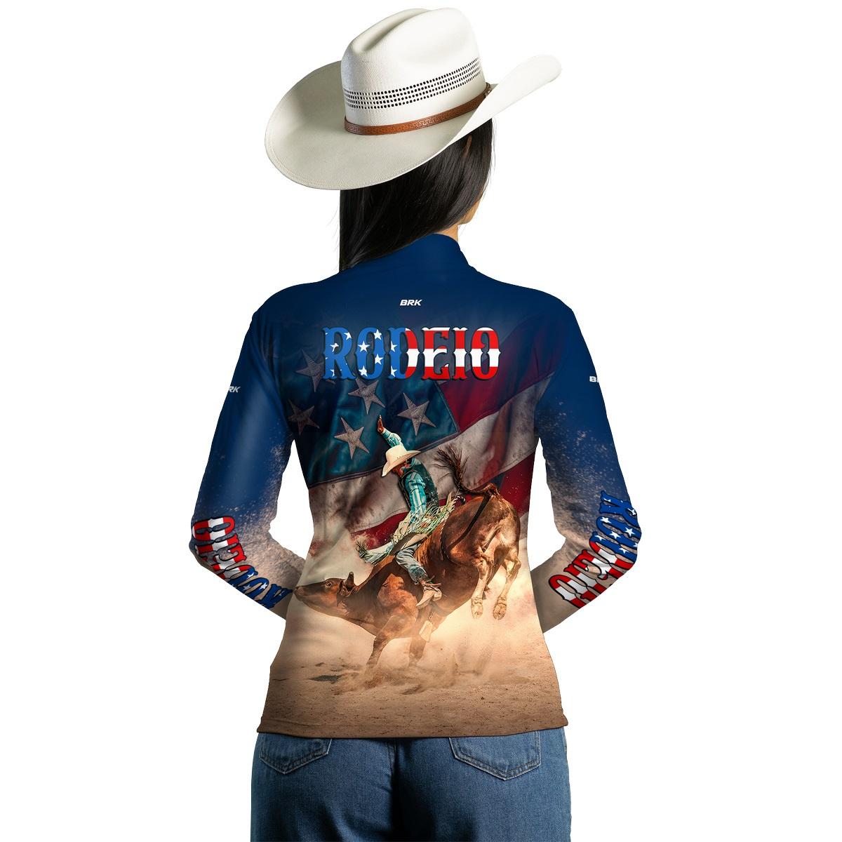 Camisa Agro Brk Rodeio EUA com Proteção Solar UV50+