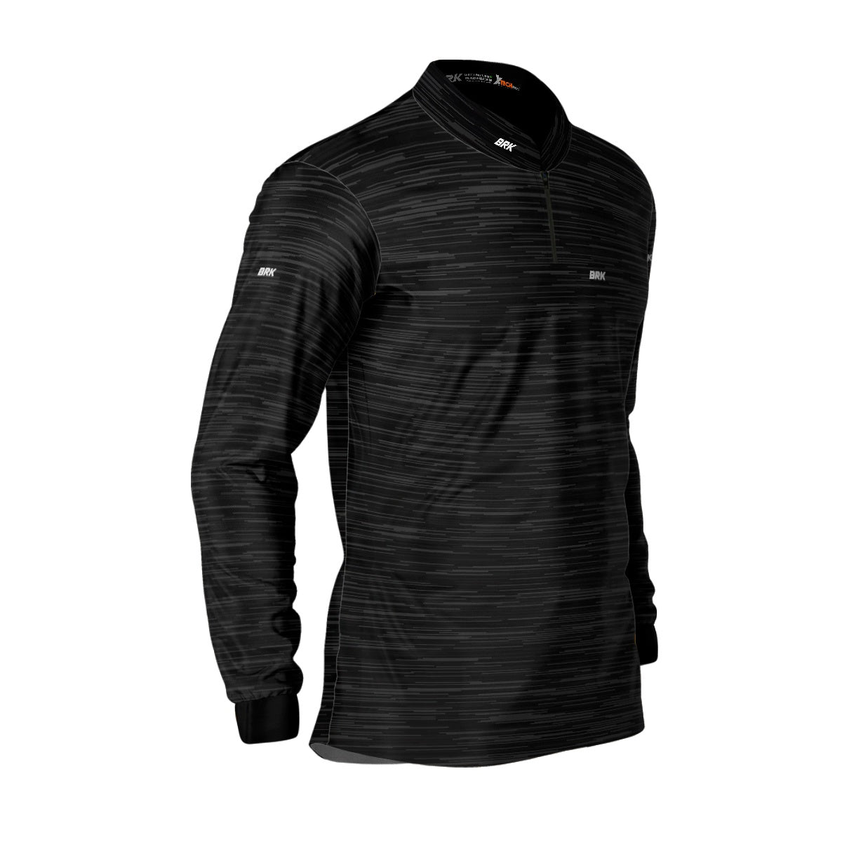 Camisa Masculina Agro Brk Mescla Cinza Escuro com Proteção Solar UV50+