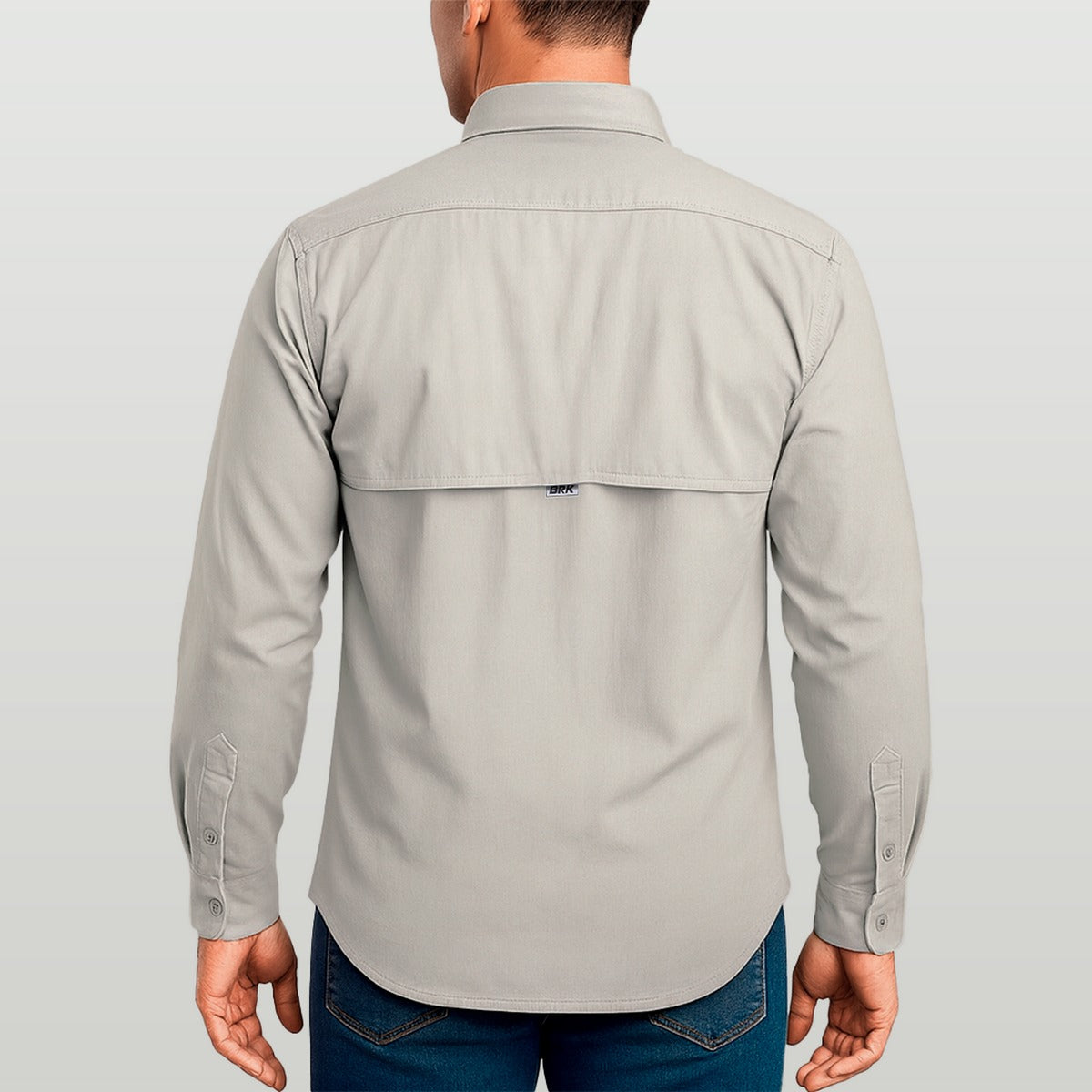 Camisa Work Agro Brk Areia com Proteção Solar UV50+