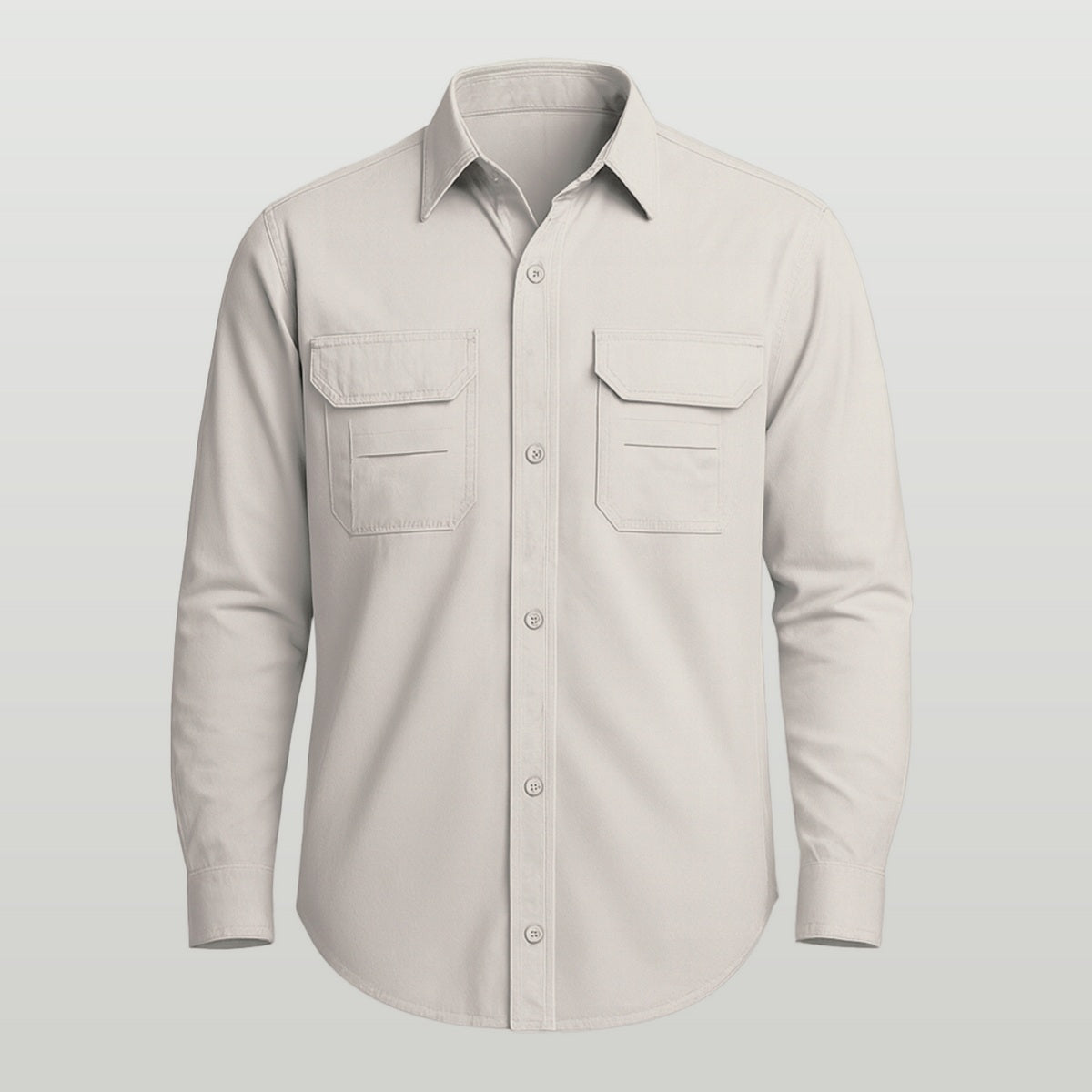 Camisa Work Agro Brk Areia com Proteção Solar UV50+