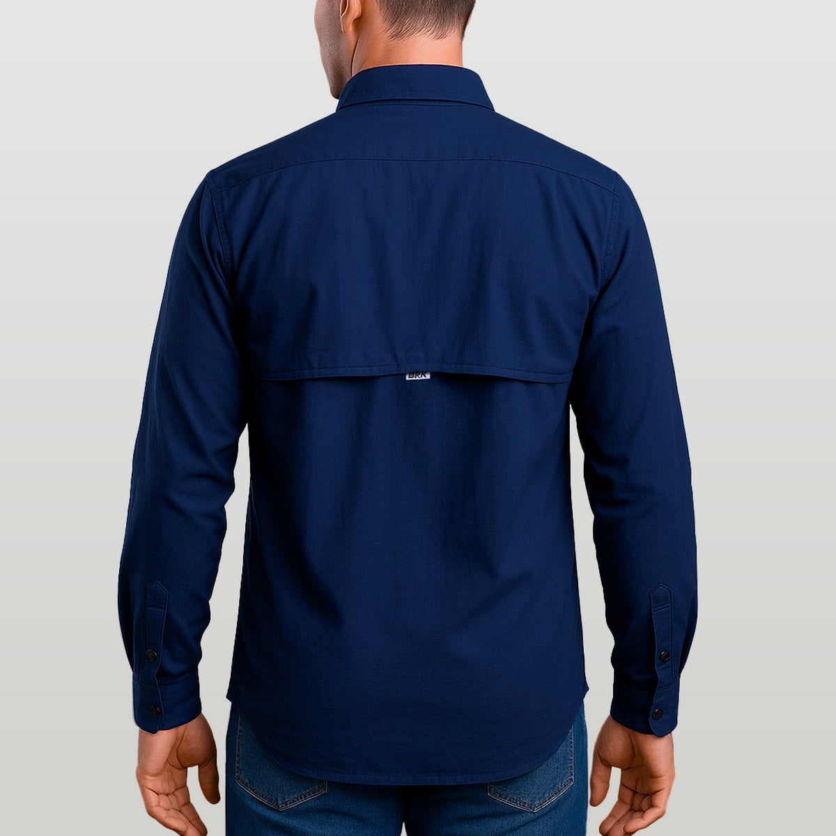 Camisa Work Agro Brk Azul com Proteção Solar UV50+