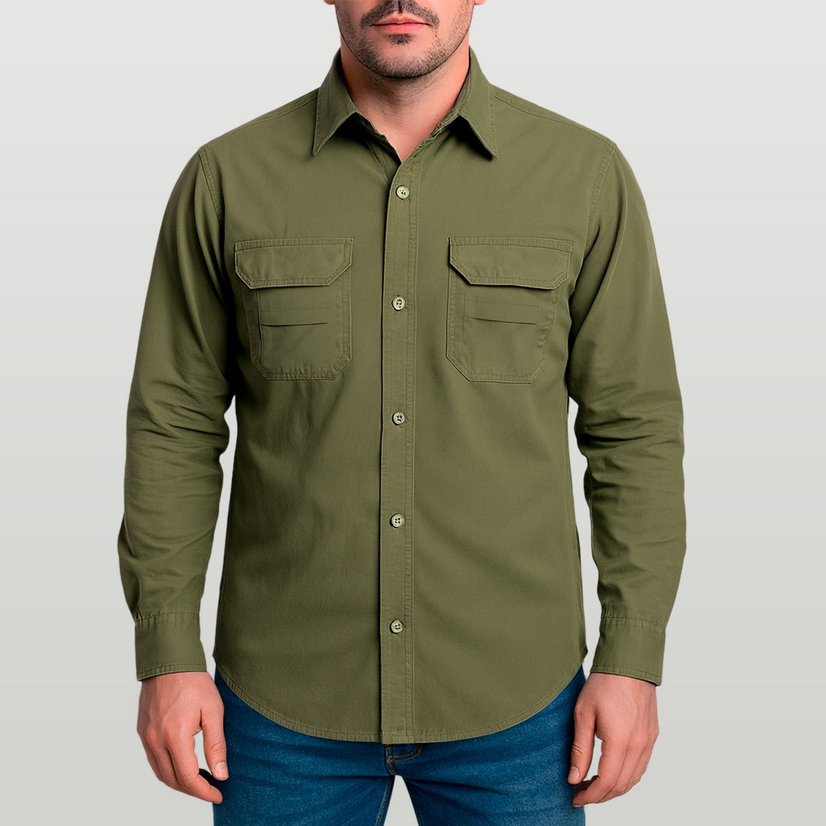 Camisa Work Agro Brk Caqui com Proteção UV50+