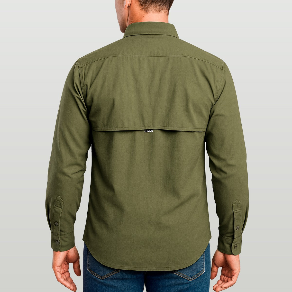 Camisa Work Agro Brk Caqui com Proteção UV50+