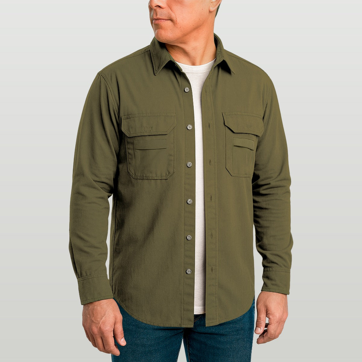 Camisa Work Agro Brk Caqui com Proteção UV50+