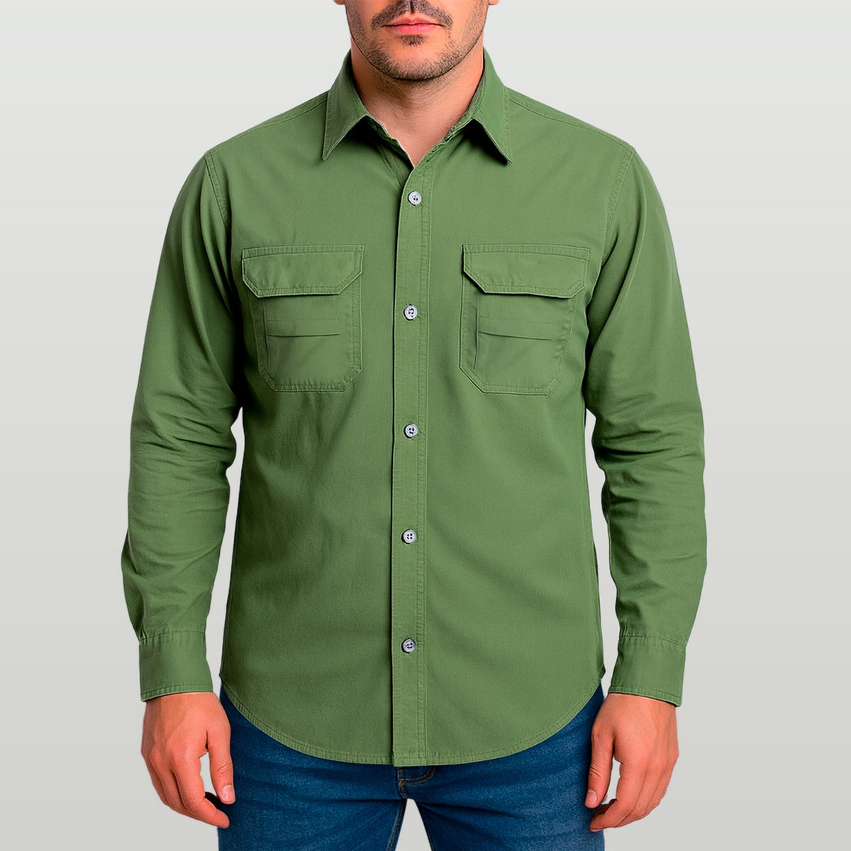Camisa Work Agro Brk Verde Aventura com Proteção Solar UV50+