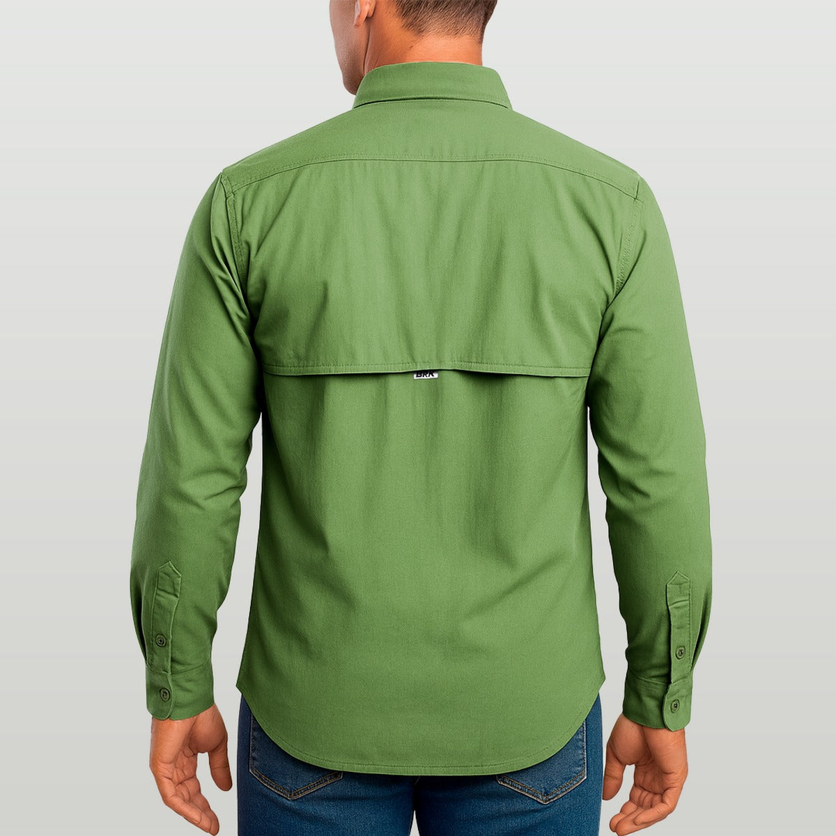 Camisa Work Agro Brk Verde Aventura com Proteção Solar UV50+