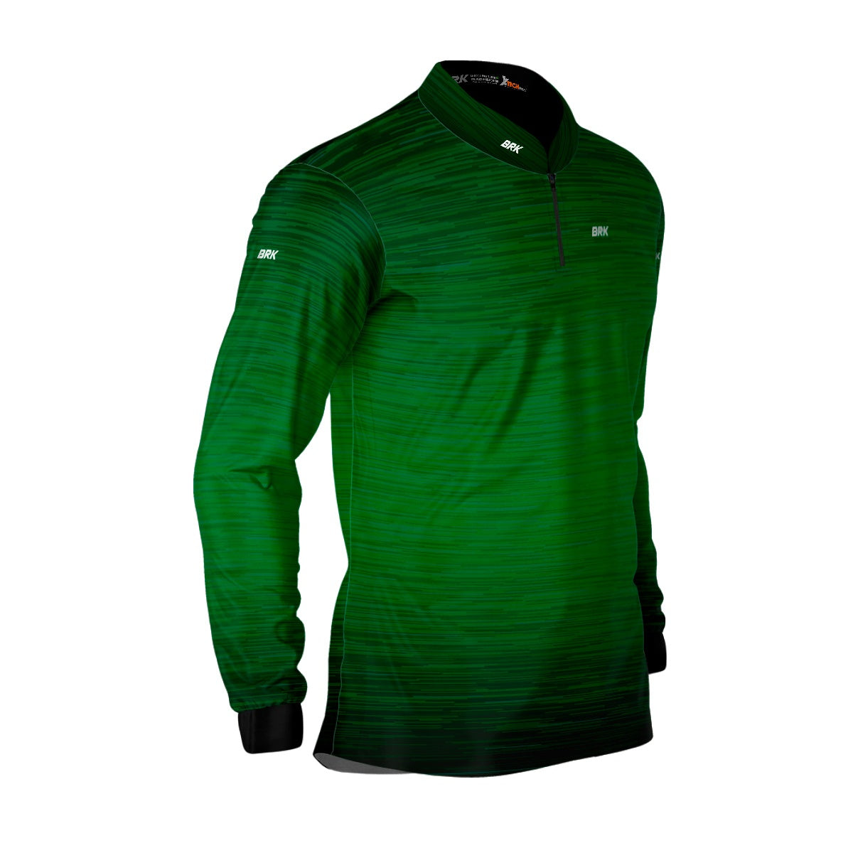 Camisa Masculina Agro Brk Mescla Verde Escuro com Proteção Solar UV50+