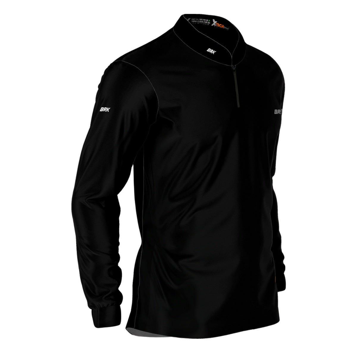 Camisa Térmica Brk Basic Preta com Proteção Solar UV50+