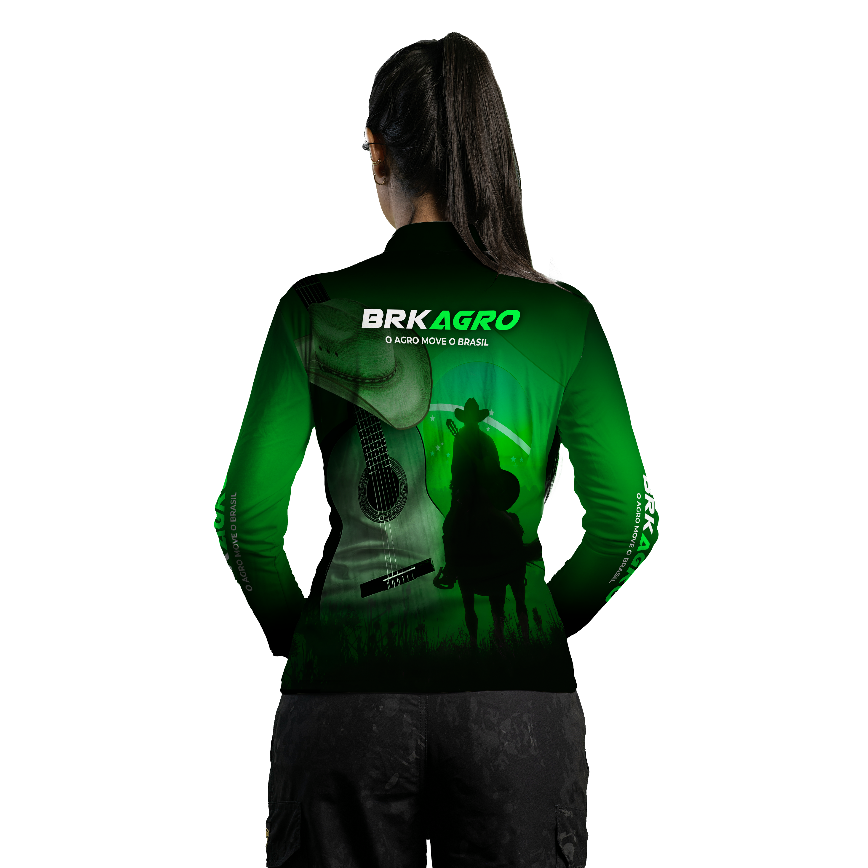 Camisa Agro Brk Country Violeiro com Proteção Solar UV50+