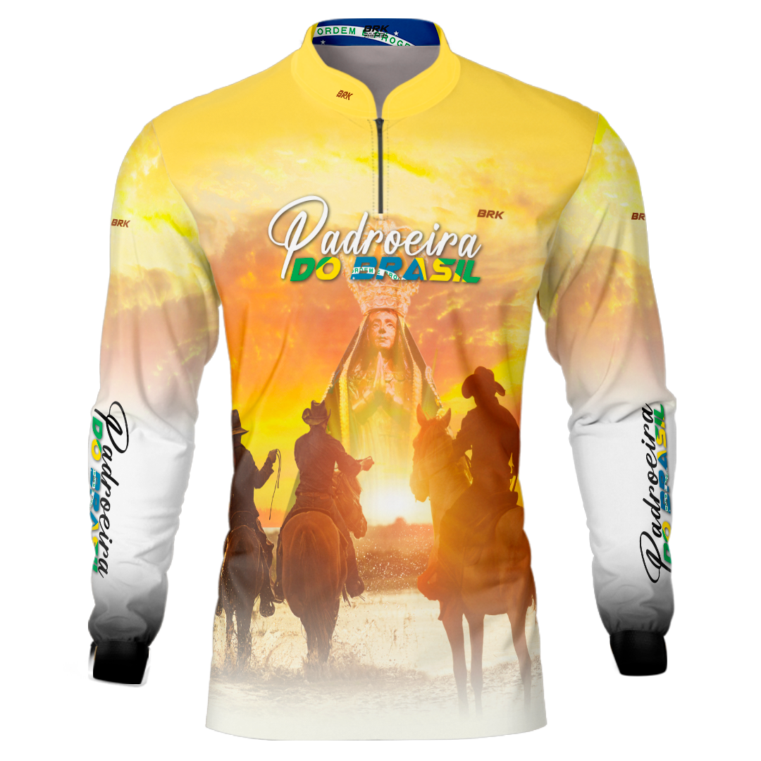 Camisa Agro Brk Padroeira do Brasil com Proteção Solar UV50+