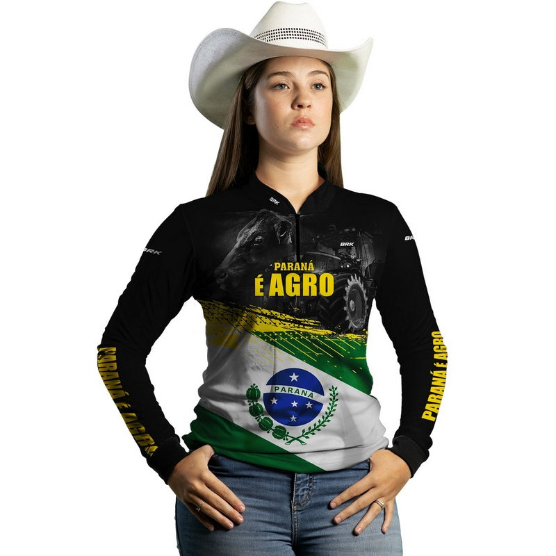 Camisa Agro Brk Paraná é Agro com Proteção Solar UV50+