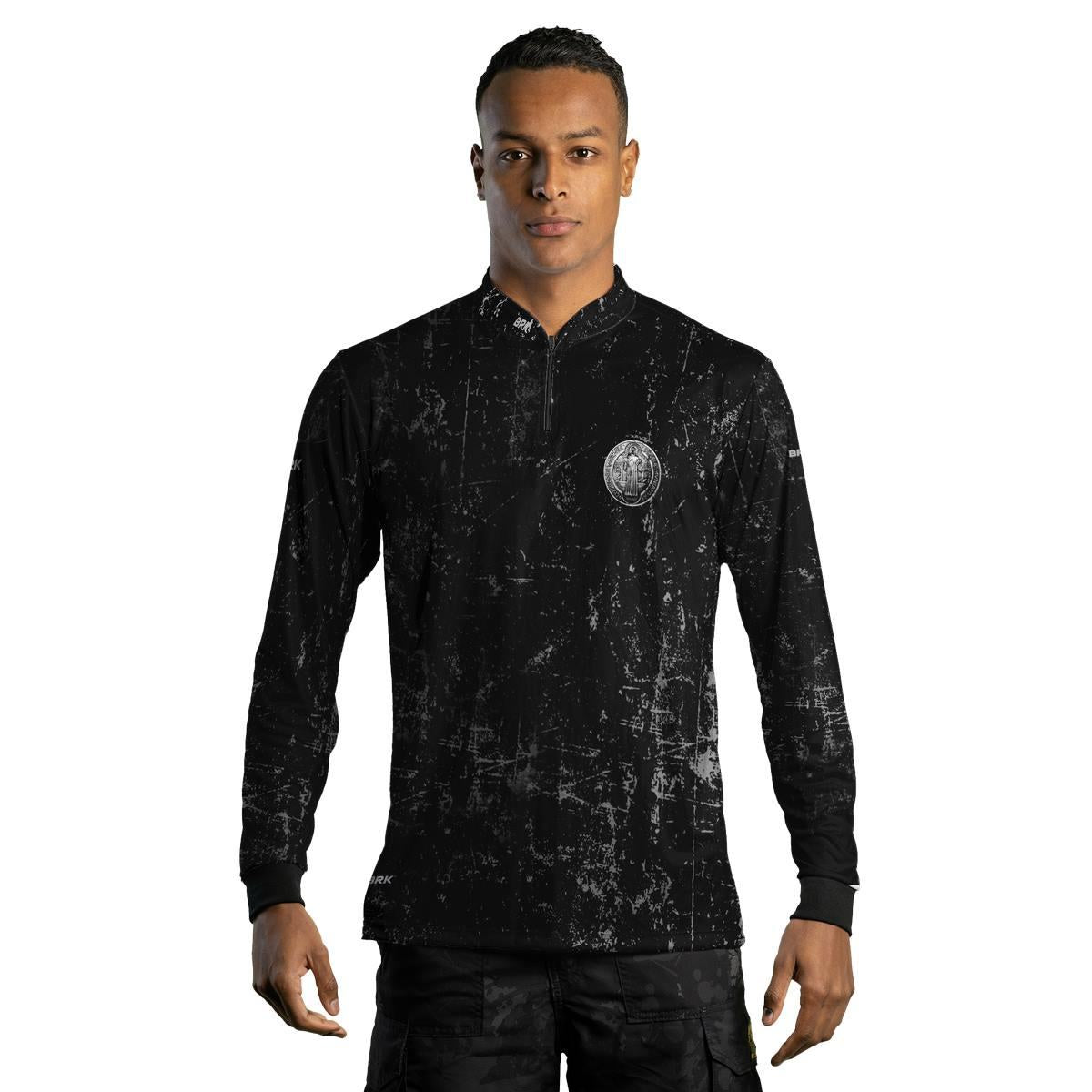 Camisa Agro Brk Medalha de São Bento com UV50+