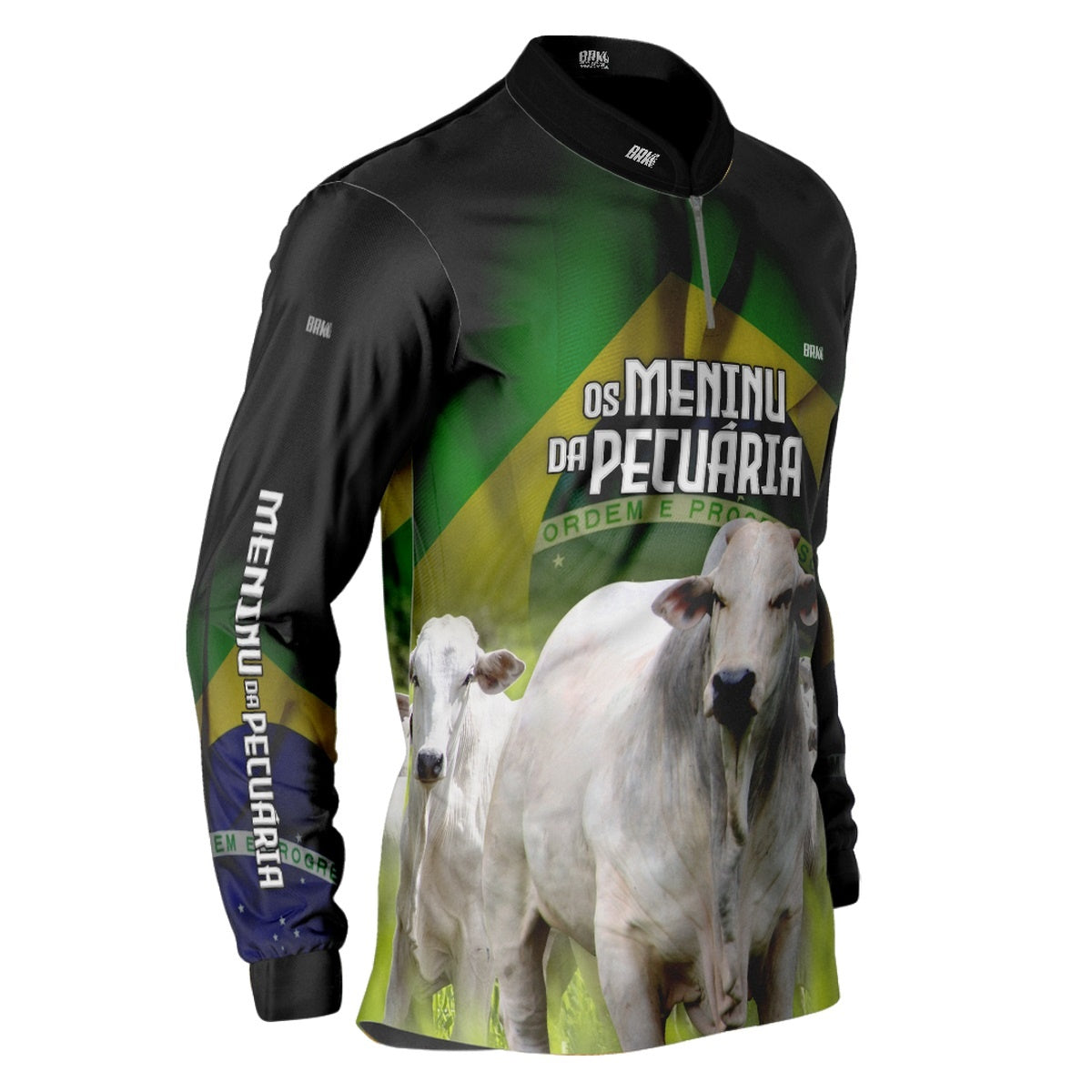 Camisa Agro Brk Os Meninu da Pecuária com Proteção Solar UV50+