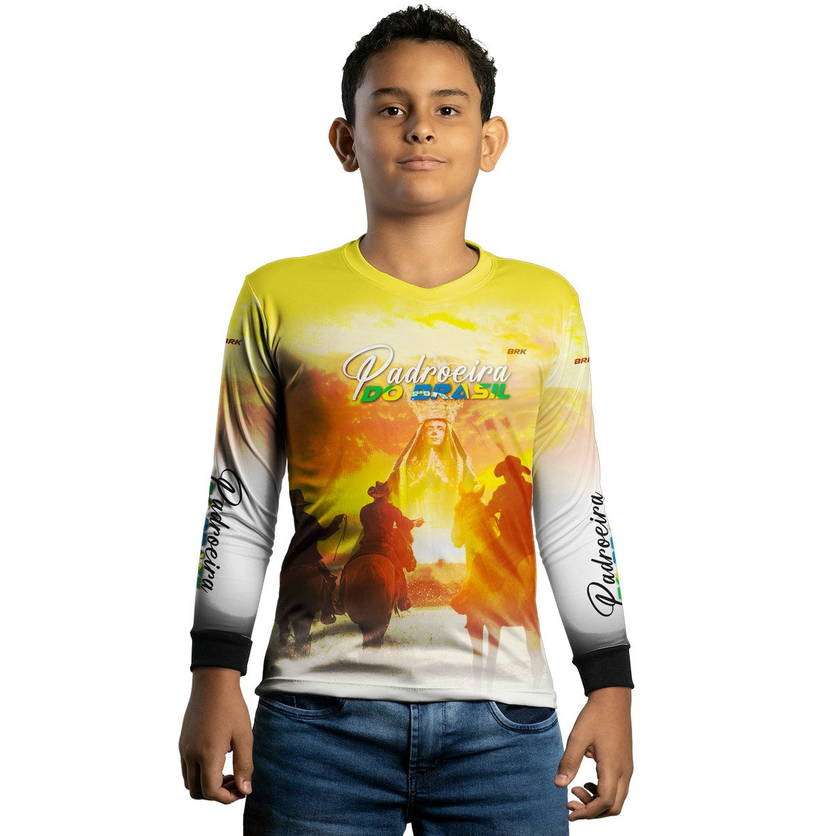 Camisa Agro Brk Padroeira do Brasil com Proteção Solar UV50+