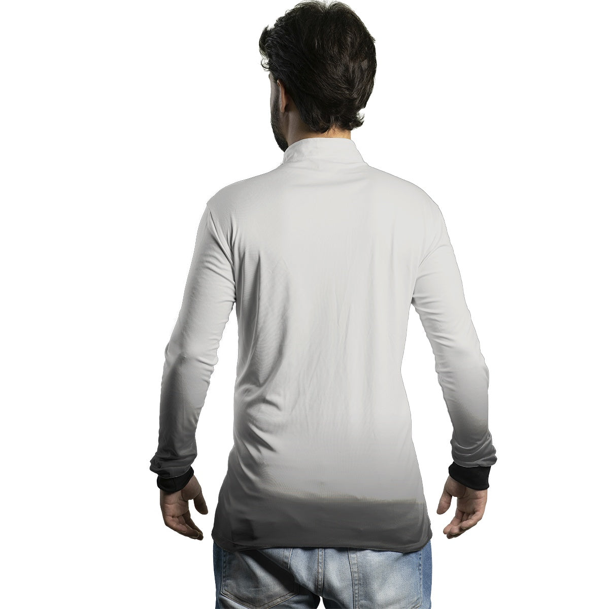 Camisa Térmica Brk Basic Cinza Claro com Proteção Solar UV50+