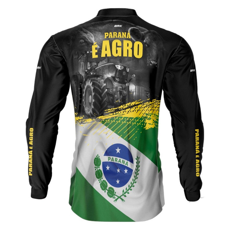 Camisa Agro Brk Paraná é Agro com Proteção Solar UV50+
