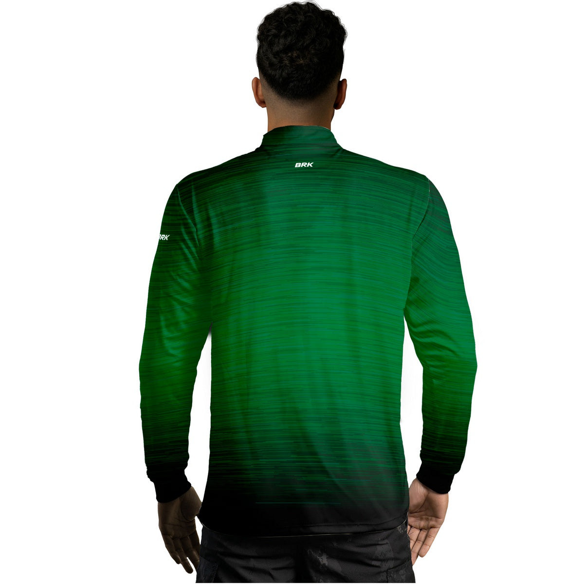 Camisa Masculina Agro Brk Mescla Verde Escuro com Proteção Solar UV50+