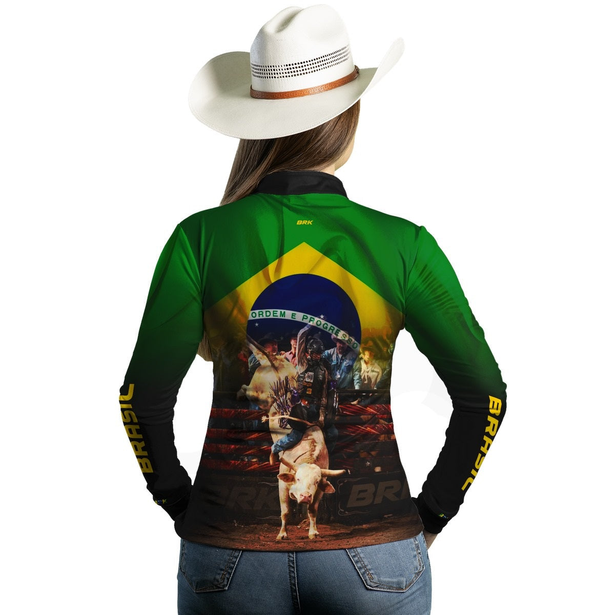 Camisa Agro Brk Rodeio Brasil com Proteção Solar UV50+