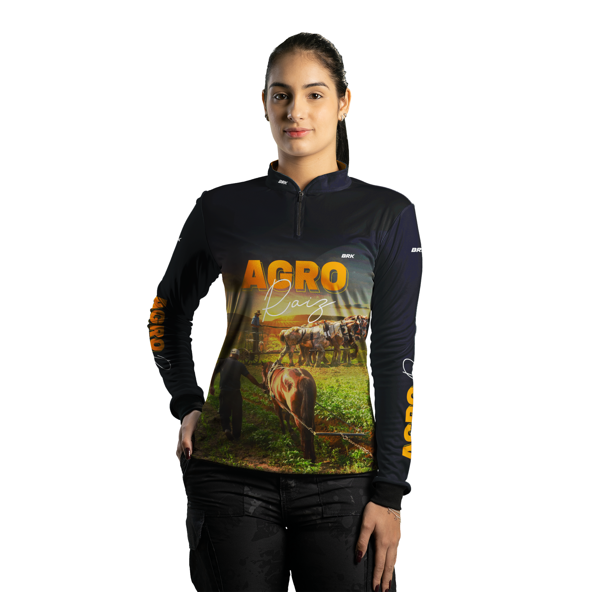 Camisa Agro Brk Agro Raíz com Proteção Solar UV50+
