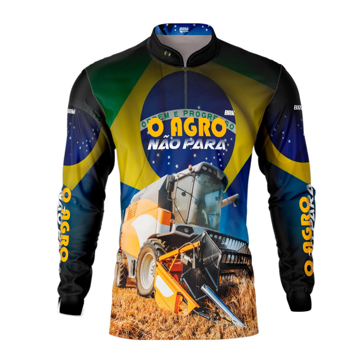 Camisa Agro Brk O Agro Não Para Proteção Solar UV50+