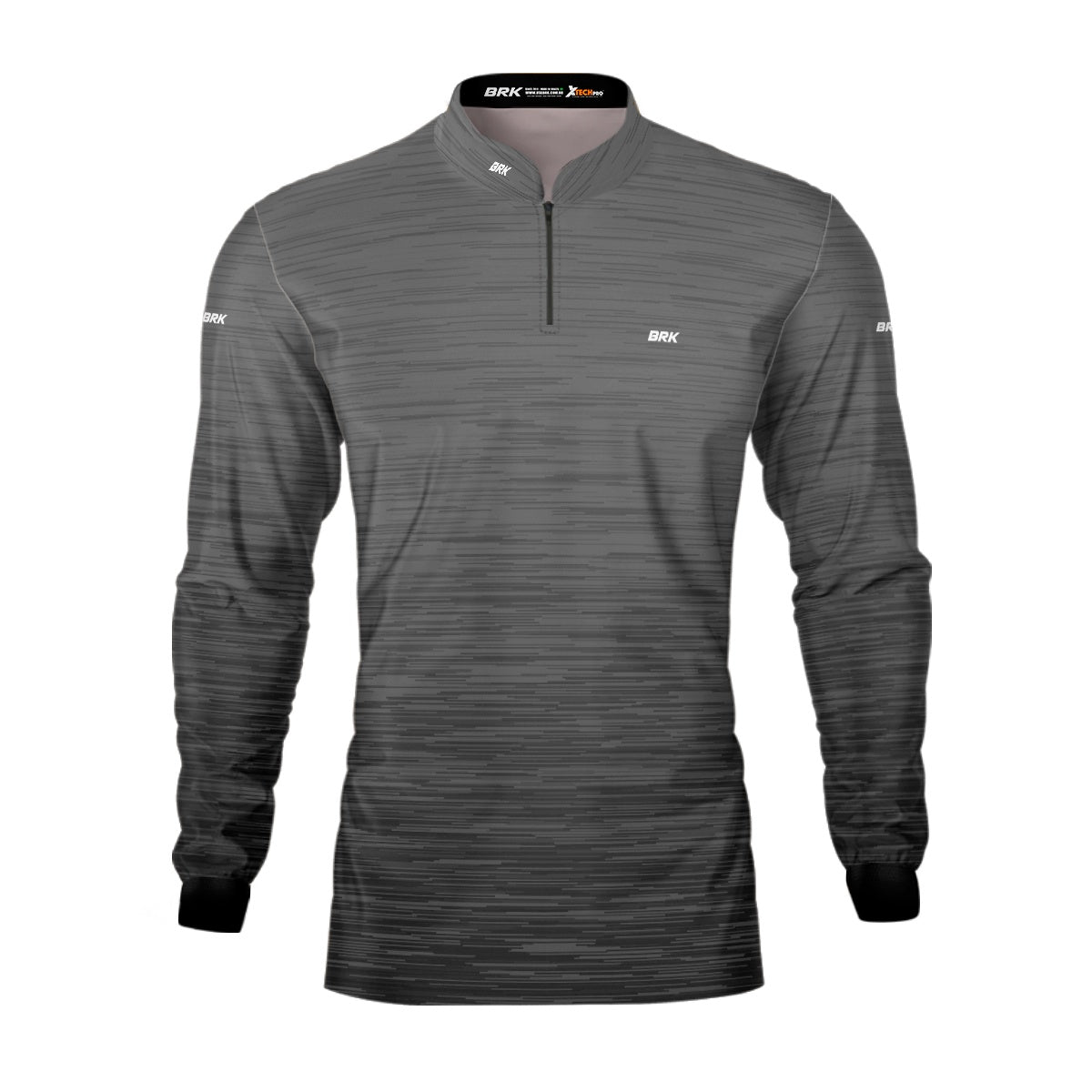 Camisa Masculina Agro Brk Mescla Cinza com Proteção Solar UV50+