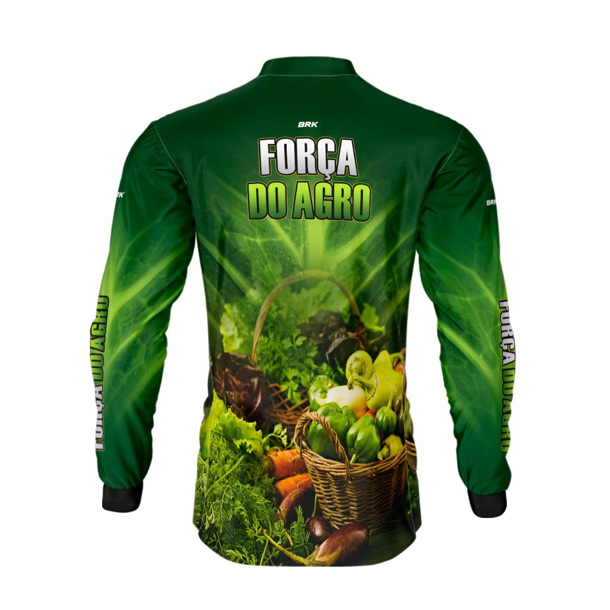 Camisa Agro Brk A Força do Agro Produtor de Hortaliças com UV50+