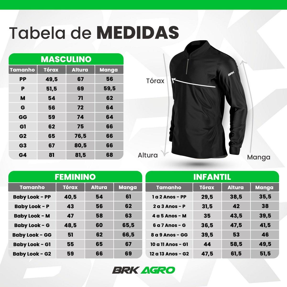 Camisa Agro Brk Rodeio EUA com Proteção Solar UV50+